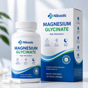 Nikaals Magnesium Glycinate Capsules by Nikaals